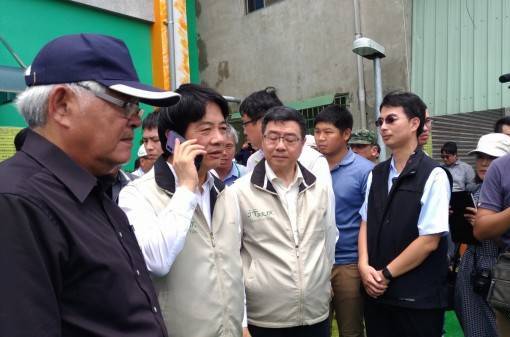 雲林縣政府表示，行政院長賴清德前來雲林視察時對於雲林補助一事有說明，張麗善也在現場聽得一清二楚。 圖：雲林縣政府提供