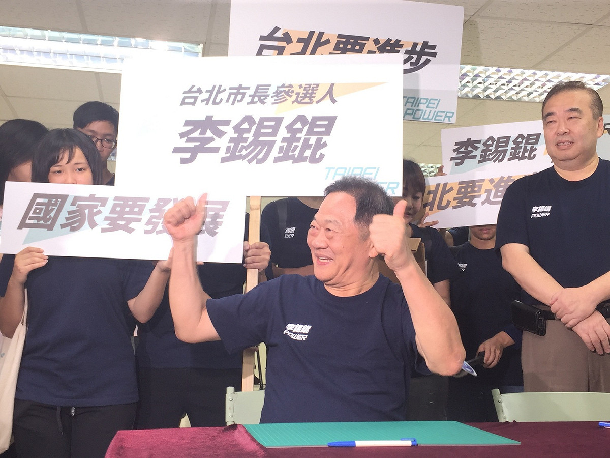 台大政治系教授、無黨籍台北市長參選人李錫錕。 圖：新頭殼資料照