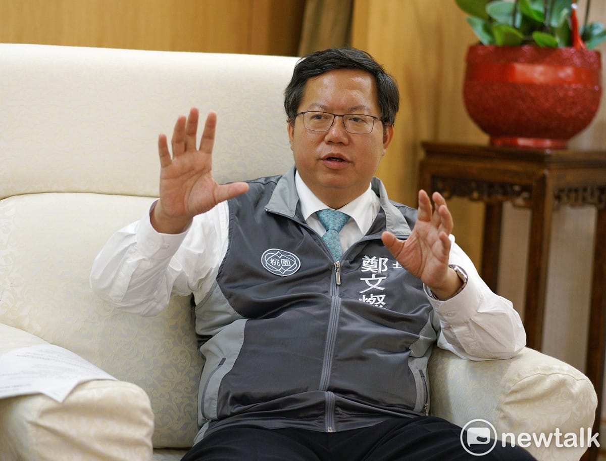 鄭文燦以桃園經驗，認為首長勘災不只是讓居民安心，最重要是提出後續災後復原的解決方案。  圖：張良一／攝