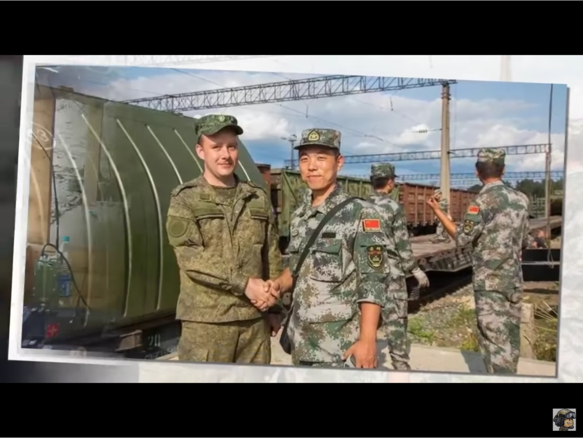 中國與俄國以往曾共同參與聯合軍事演習，但規模沒有這麼大。 圖：翻攝自Youtube