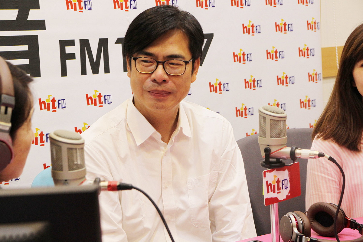 民進黨高雄市長參選人陳其邁表示，針對高雄水患，要靠全流域治水來解決。 圖：蔻蔻早餐/提供