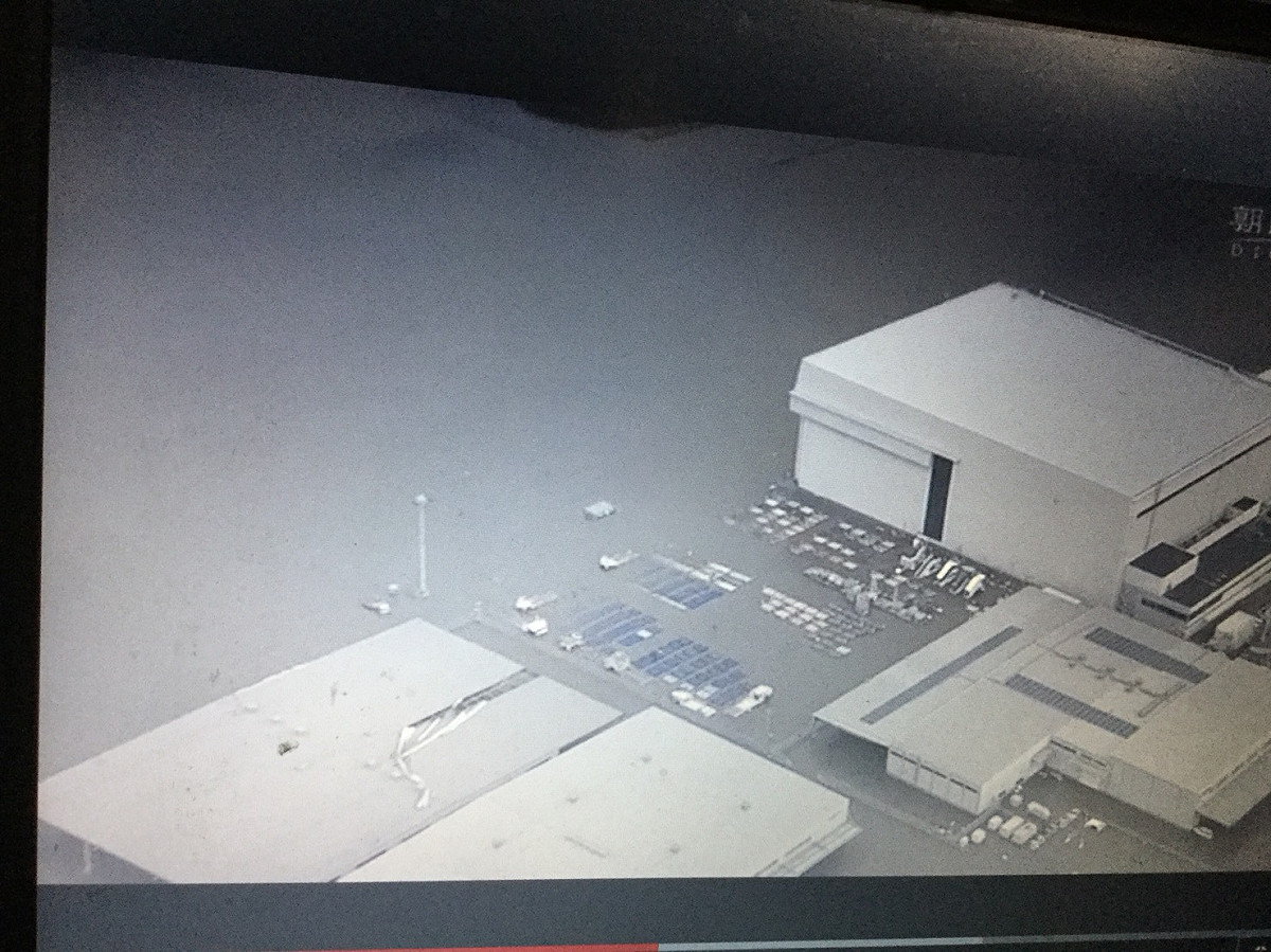 關西機場4日情景，關西國內機場明天重啓，國際機場部分將可能長期封鎖 圖：劉黎兒攝自朝日電視