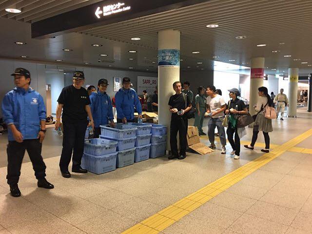 札幌避難所現況。 圖：翻攝自臉書粉專「北海道 日本 旅遊聯盟」