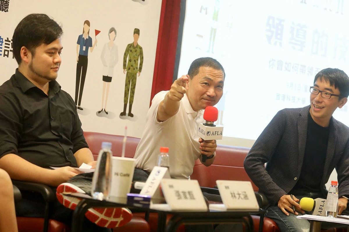 談到曾經失敗的圍捕案件，侯友宜回憶起當年震驚社會的張錫銘事件。 圖：侯辦提供