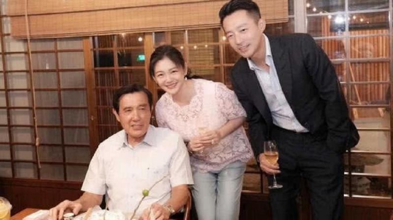 大S、汪小菲夫婦及前總統馬英九也在現場 圖：翻攝微博