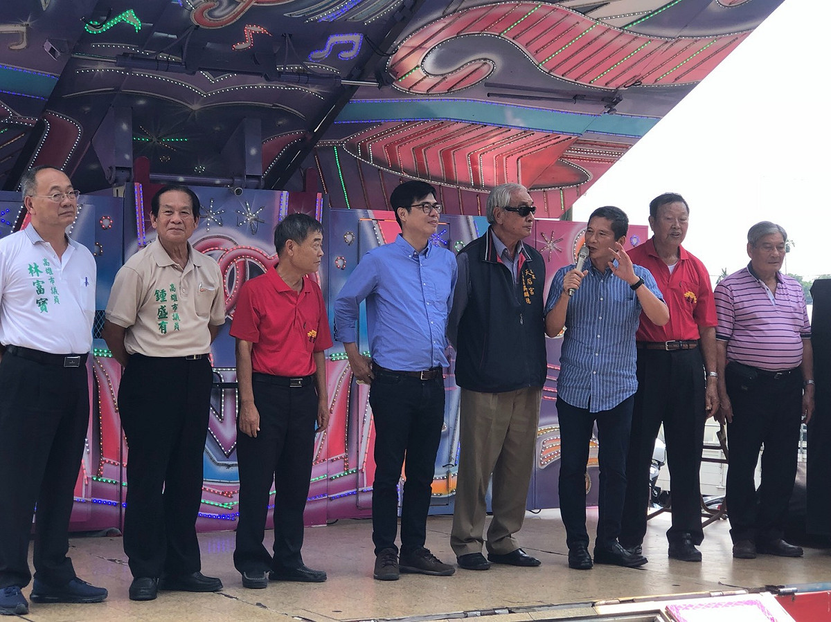 旗美褒忠義民廟 圖：陳其邁競選辦公室/提供