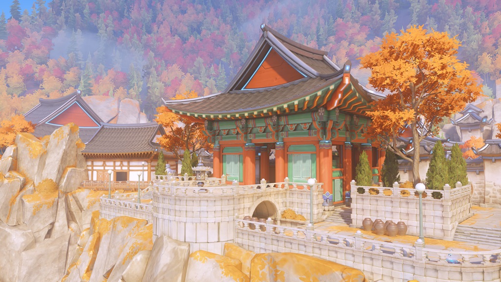 探索靜謐的寺院，徜徉於古老寺廟、美麗花園和歷史建築間。 圖：暴雪娛樂／提供