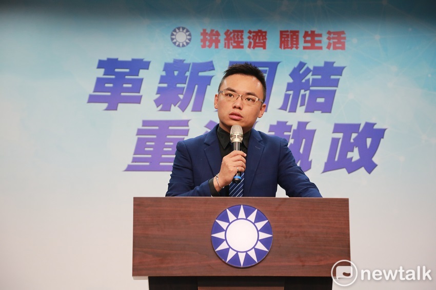 國民黨發言人洪孟楷。 圖：趙婉淳／攝（資料照片）