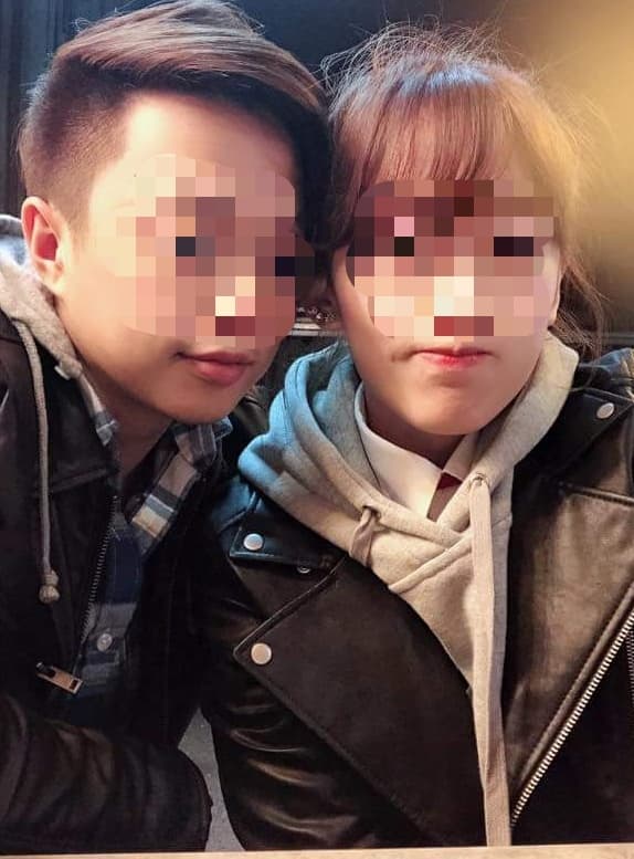 吳東樺與朱女合照 圖：翻攝自朱女臉書