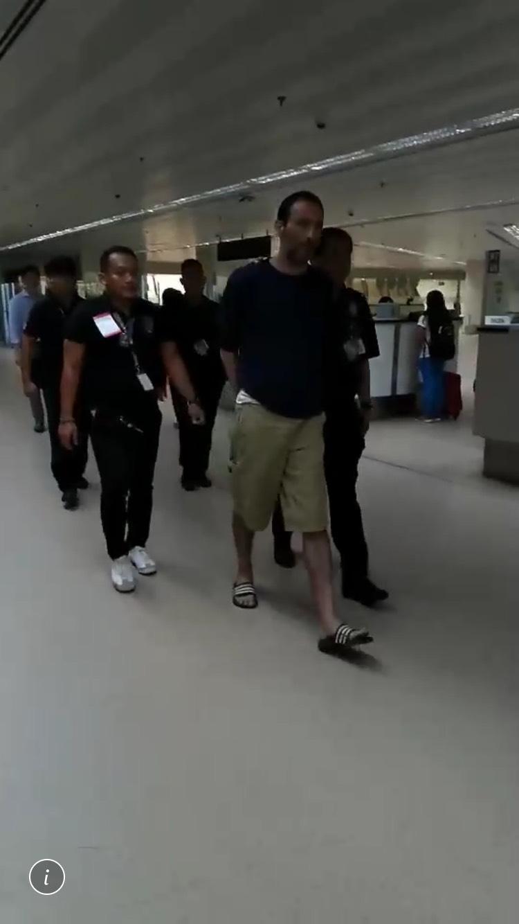 經台菲溝通後確認符合引渡條件，孫武生遭菲律賓遣返回台受審。 圖：刑事局/提供