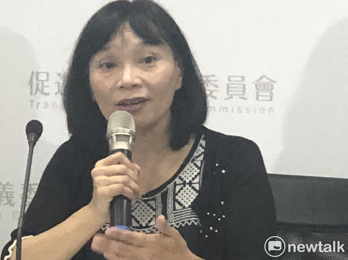 據促進轉型委員會委員兼發言人楊翠今（21）日召開記者會，向社會公開「張天欽案」第一階段的調查結果。 圖：新頭殼資料照片