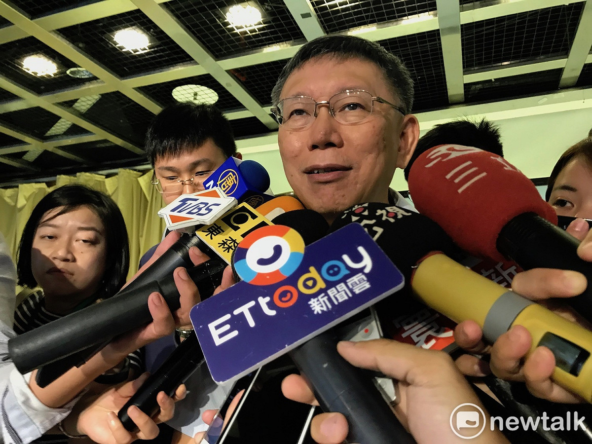 台北市長柯文哲。 圖 : 周煊惠 / 攝