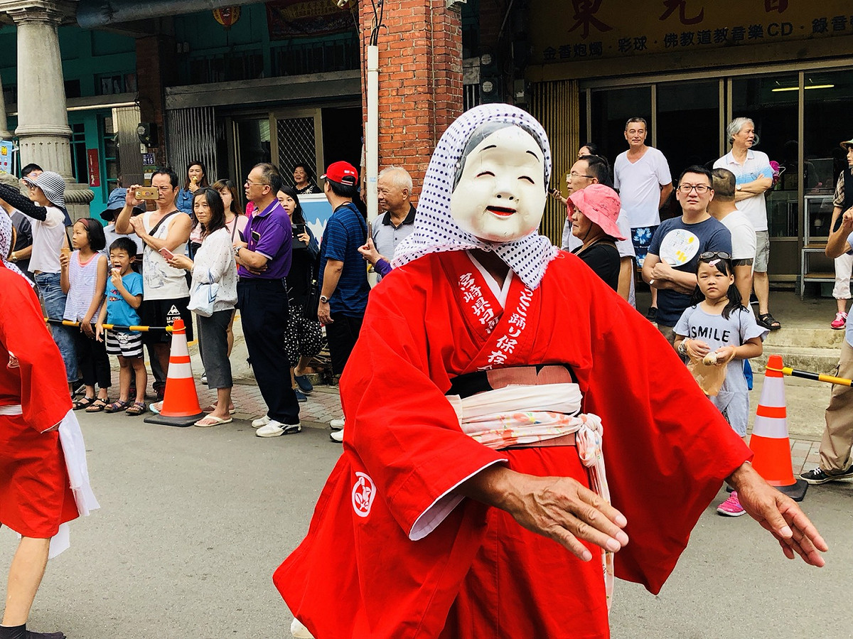 宮崎縣團隊帶來從江戶時期流傳至今的「日向笑福舞」。 圖：桃園市政府文化局提供