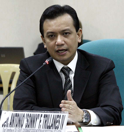 菲律賓參議員特里蘭尼斯(Antonio F. Trillanes IV) 差點步上前司法部長德利馬(Leila de Lima)的後塵，被總統杜特地安插一個涉毒的罪名打入大牢。但人緣較佳的特里蘭尼斯得到參議院同事的支持與保護。 圖：菲律賓參議員特里蘭尼斯(Antonio F. Trillanes IV)　菲律賓參議院公關處提供　Copy Right: Public Domain