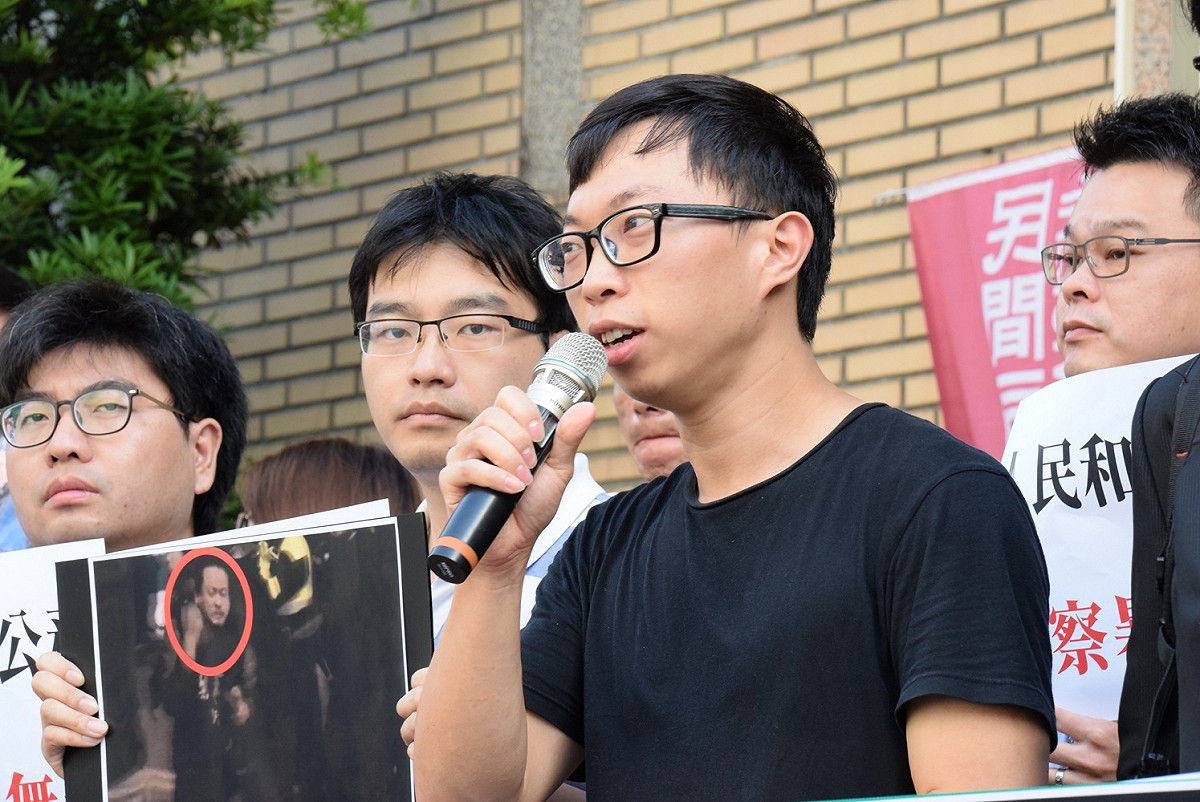 323佔領行政院案的當事人魏揚。 圖：司改會提供