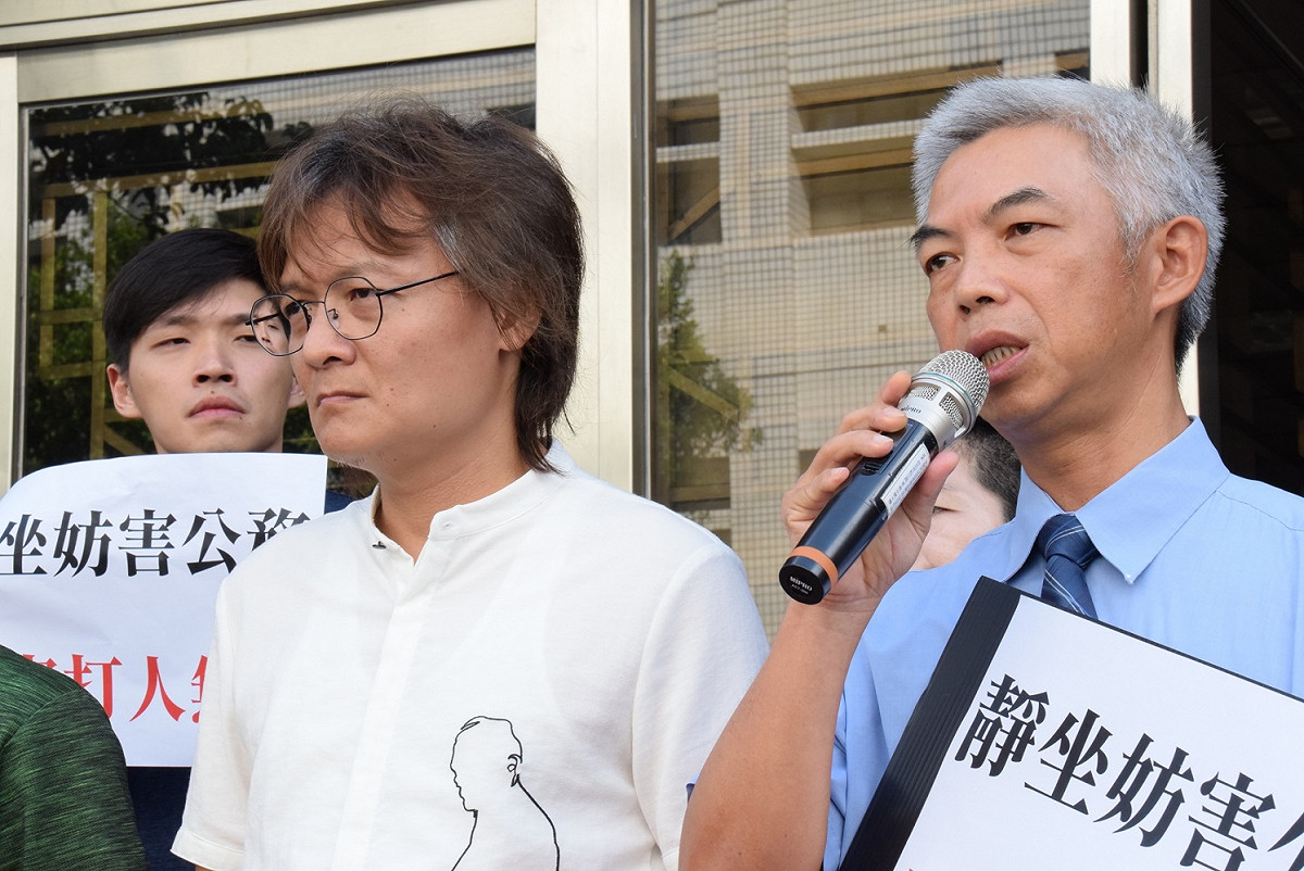 323佔領行政院案的義務律師尤伯祥。 圖：司改會提供