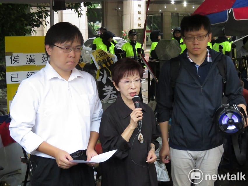 以核養綠公投領銜人黃士修今（12）天對於該公投案二階連署未過門檻表示，「不能接受，且不會依規定補件」。 圖：趙婉淳／攝（資料照片）