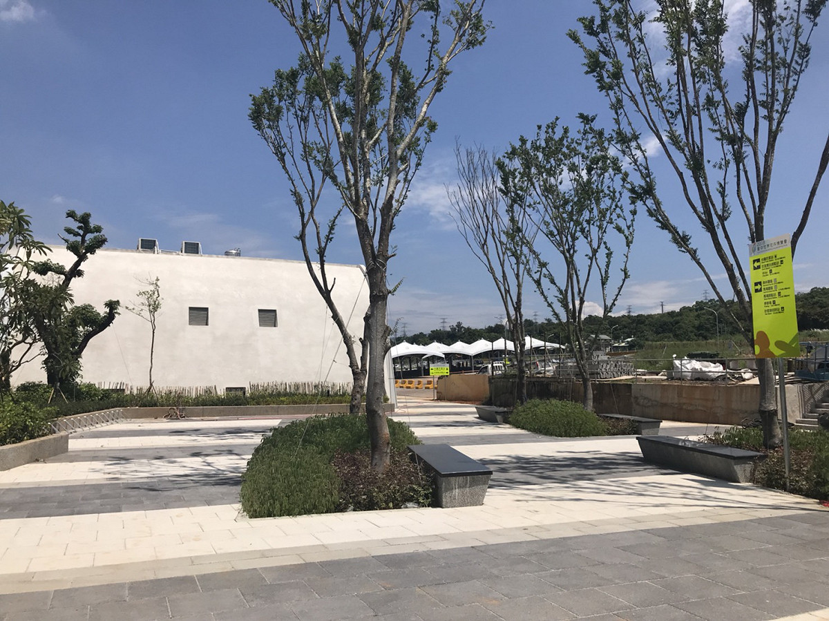 后里森林園區入口就在后里火車站東側出口。 台中市政府/提供