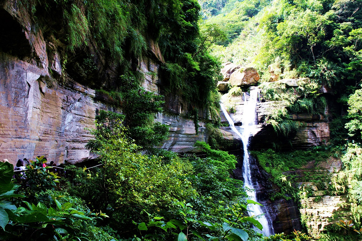 阿里山瑞峰龍宮瀑布。 圖：嘉義縣文化觀光局/提供