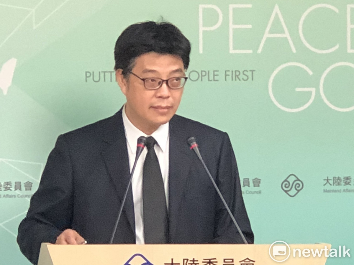對於若有民間團體邀請劉霞訪台的議題，陸委會副主委兼發言人邱垂正今（27）天表示，尊重劉霞的意願，依法辦理。 圖：謝莉慧/攝（資料照片）