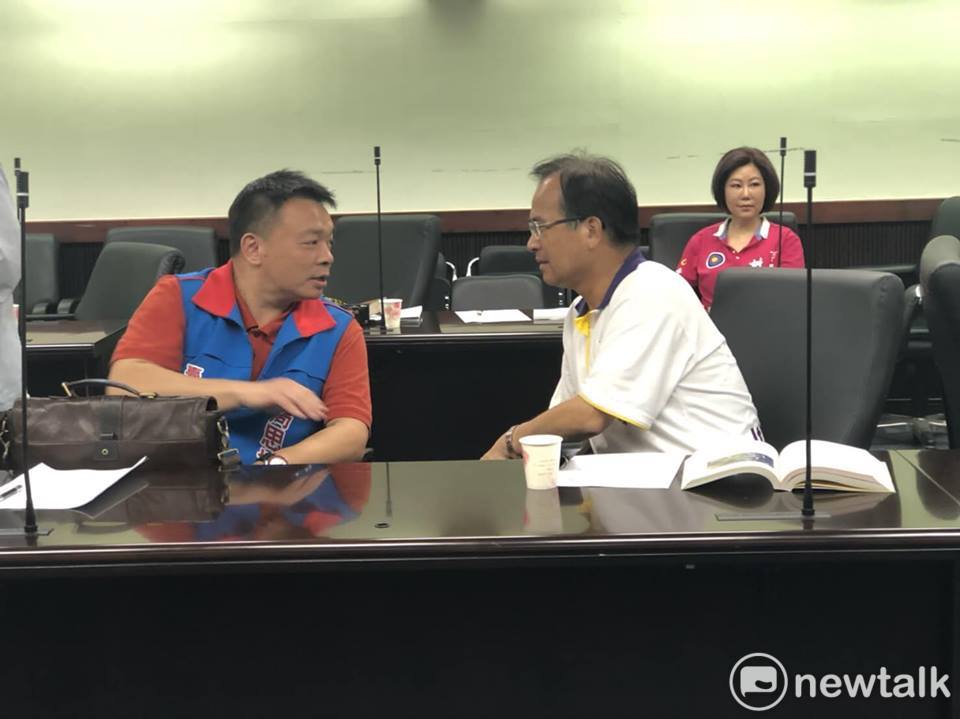 高思博舉辦823水災災後檢討會，邀請其他市長候選人提出看法。 圖：黃博郎/攝
