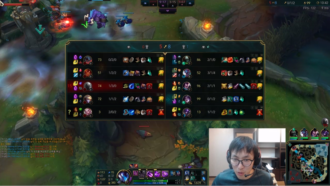 北美職業戰隊 Team Liquid 選手 DoubleLift昨天開直播表示，自己所屬的隊伍將會奪冠。 圖：翻攝DoubleLift Twitch