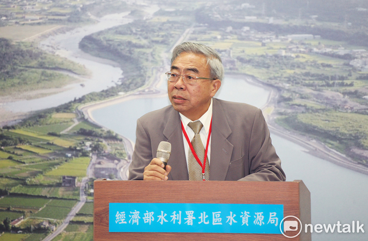 全國工業總會理事長王文淵感謝政府改善北台灣供水，讓北台灣缺水風險大為降低，給企業一劑「強心針」。 圖：林昀真／攝