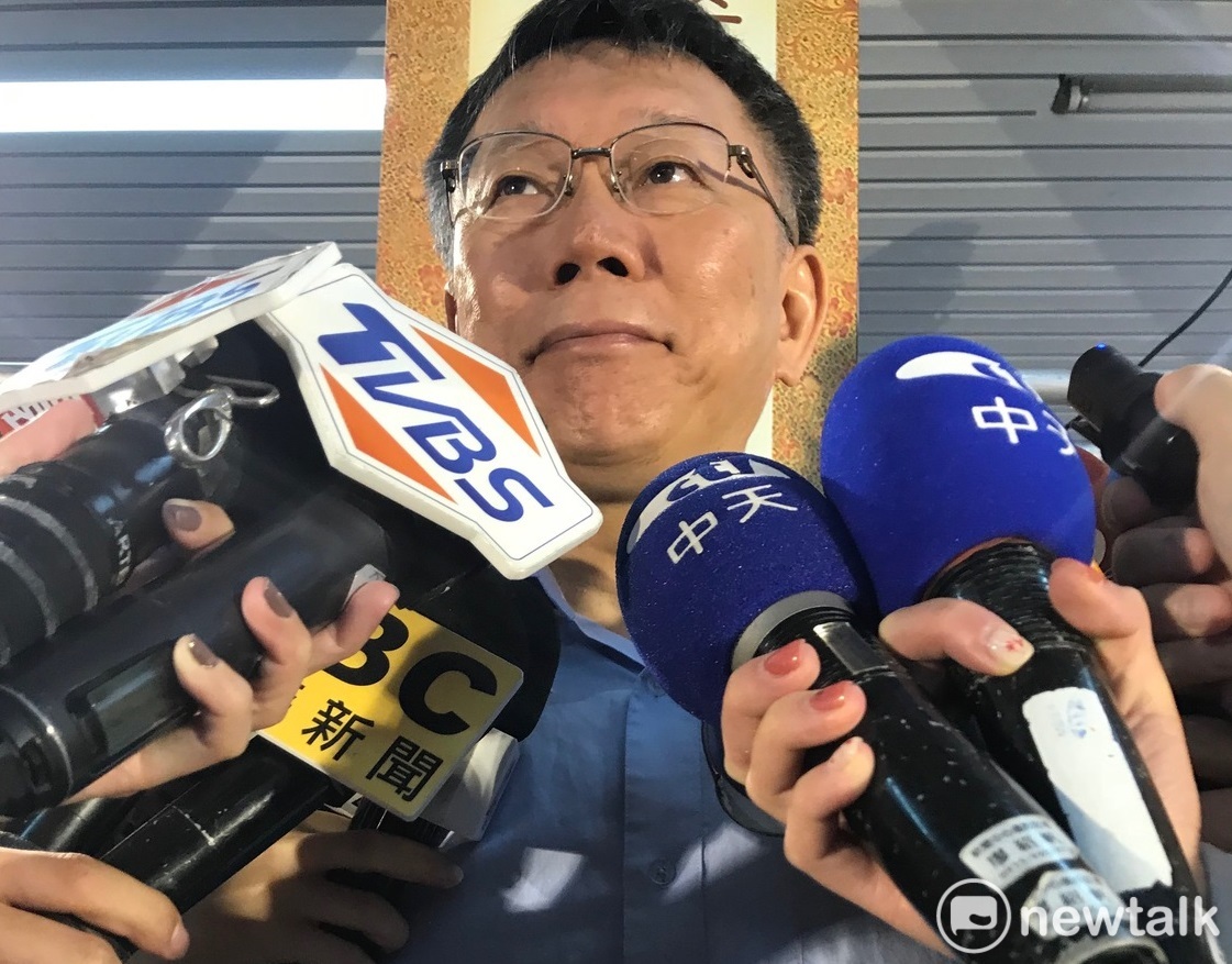 台北市長柯文哲競選辦公室發出書面聲明表示，明日上午10時於台北地檢署正式對葛特曼提告，以捍衛名譽。  圖 : 周煊惠 / 攝
