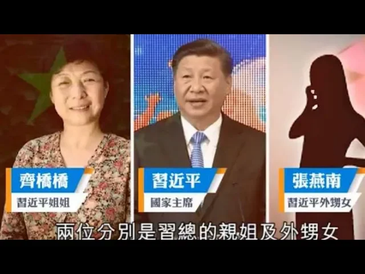 香港媒體近日披露，習近平家族僅香港一處的房產價值就超過6億港元，再次引發輿論對有關中國權貴海外藏富的關注。其中一處位於香港頂級富豪集中地淺水灣，業主名字是張燕南，持有香港身分證，「這個名字跟習近平外甥女同名同姓」，她是習近平姐姐齊橋橋（從母姓）的女兒。 圖： 翻攝自Youtube