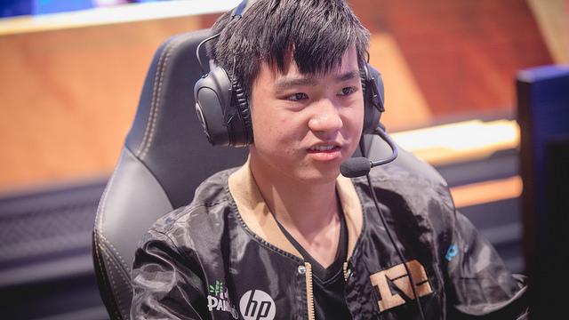 LetMe賽恩最後關鍵開戰直接衝破GEN拉打陣拿下勝利。 圖：翻攝LoL Esports Flickr