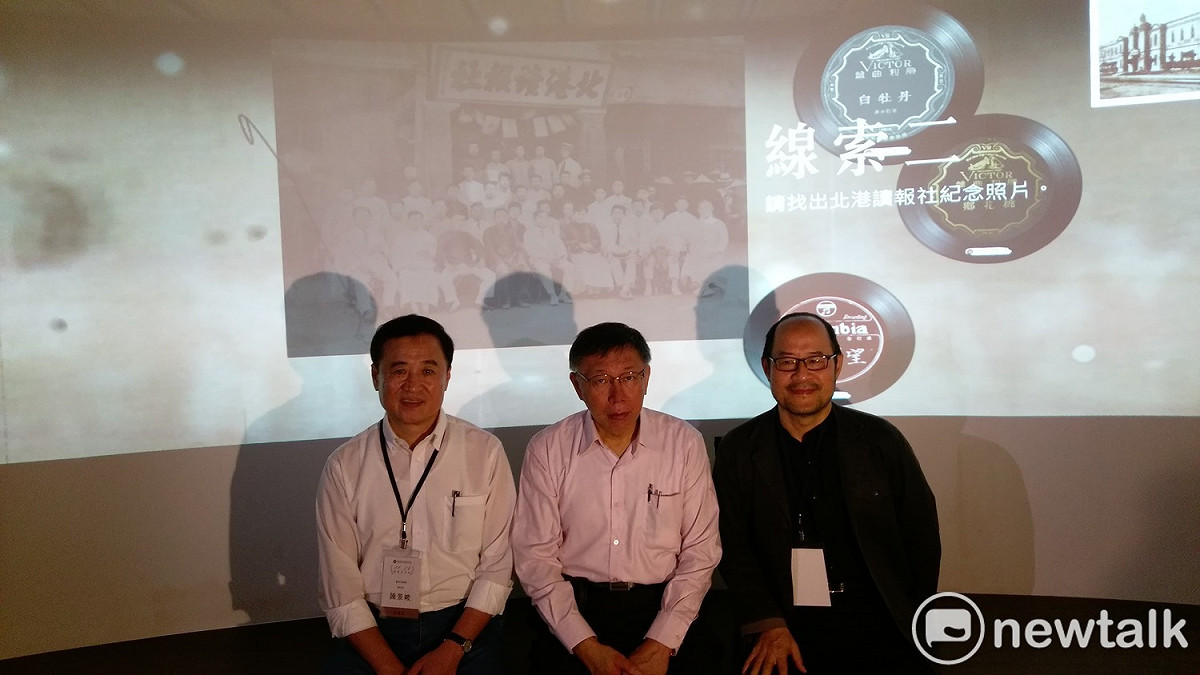 柯文哲參觀「台灣新文化運動紀念館」。 圖：陳佩君／攝
