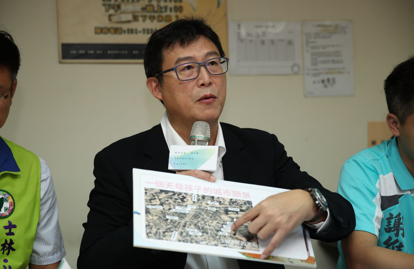 姚文智今天舉行「天母復興運動，國際節慶城市」記者會。 圖：姚文智辦公室／提供