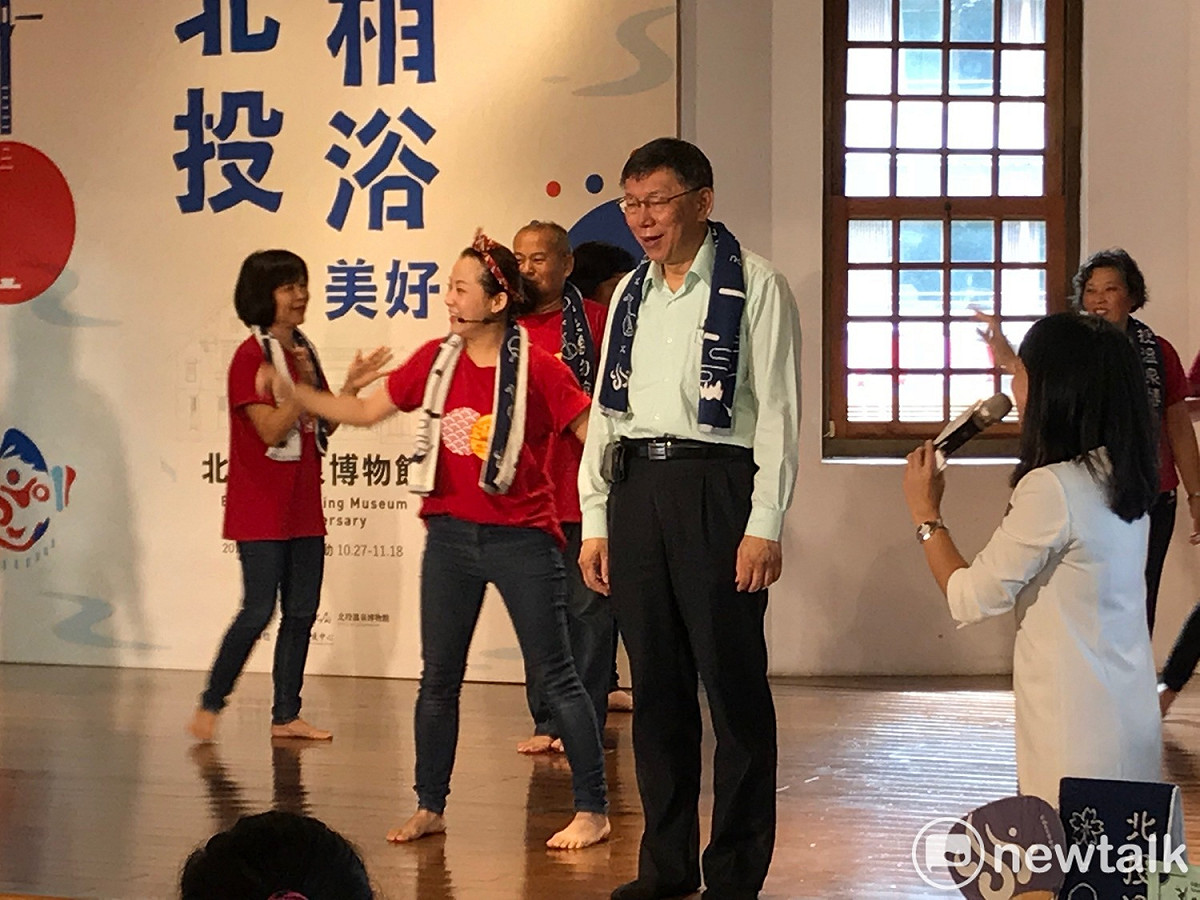 台北市長柯文哲今日反擊葛特曼，指他恩將仇報。 圖：周煊惠 / 攝