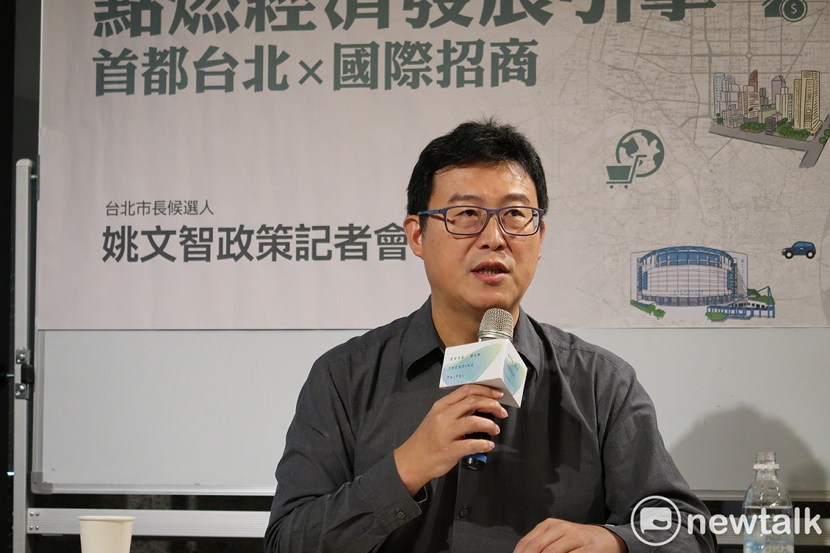 姚文智強調禁掛五星旗不是言論自由問題。 圖：林朝億/攝
