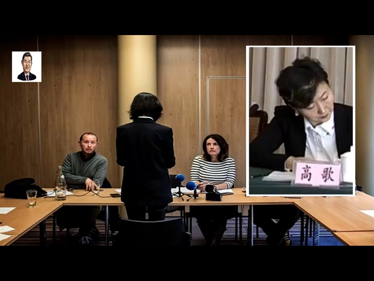 海外媒體稱，孟宏偉的太太名叫「高歌」。繼日前接受法國媒體採訪（如圖）後，近日她又接受法語週刊國際郵報（Courrier International）專訪，強調孟宏偉受到政治迫害。不過她也表示，「我們對國家、對中國絕對忠誠」。 圖：翻攝自Youtube