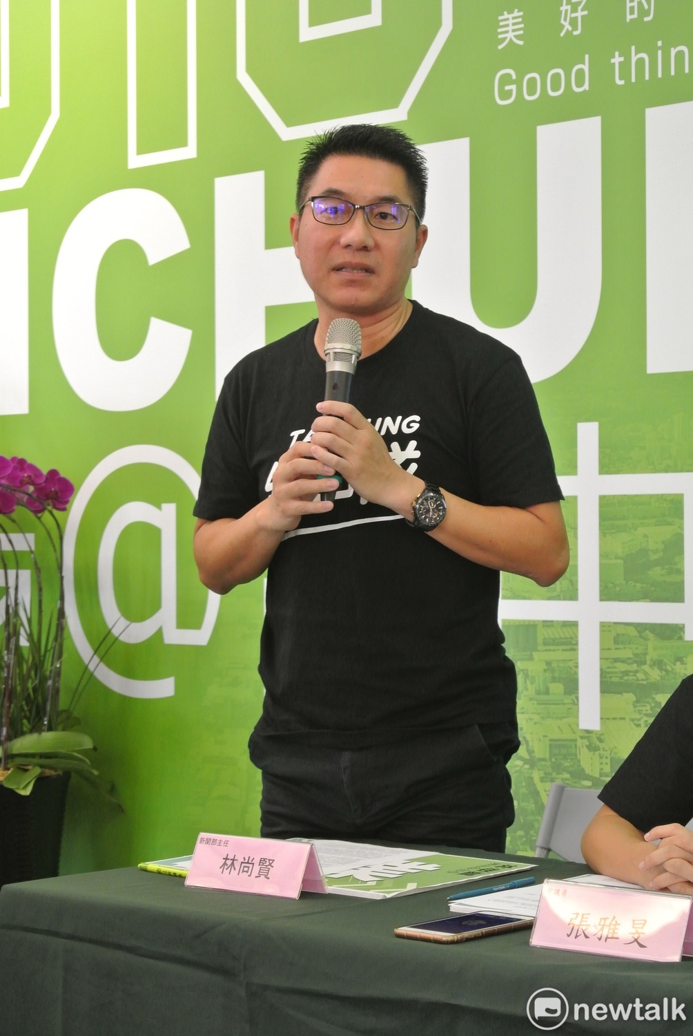 林尚賢反問盧秀燕，是否也要主張全台民眾都免費看花博？ 唐復年/攝