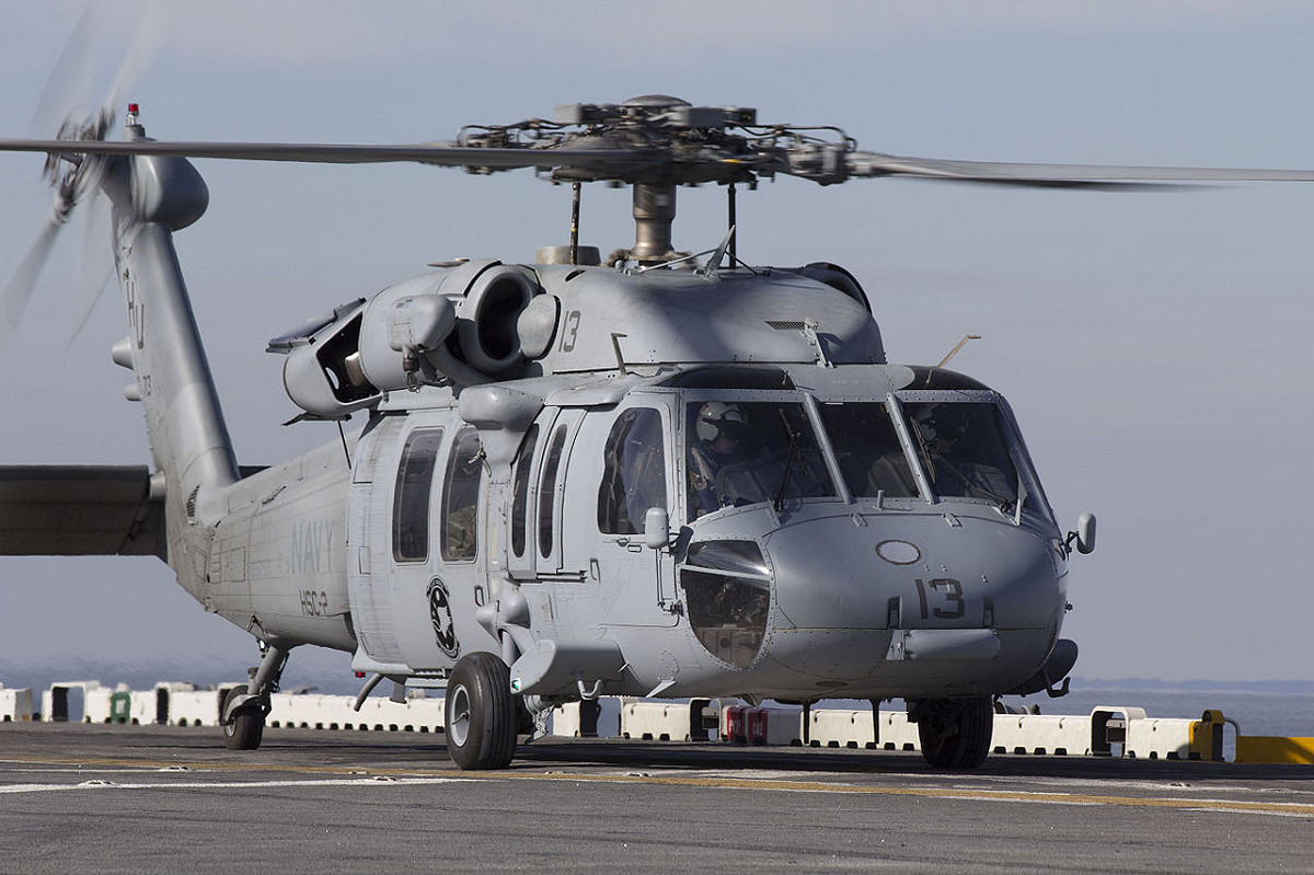 MH-60海鷹直升機。 圖：翻攝維基百科
