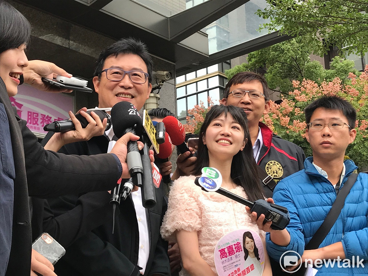 姚文智、高嘉瑜受訪。 圖：周煊惠 / 攝（資料照片）