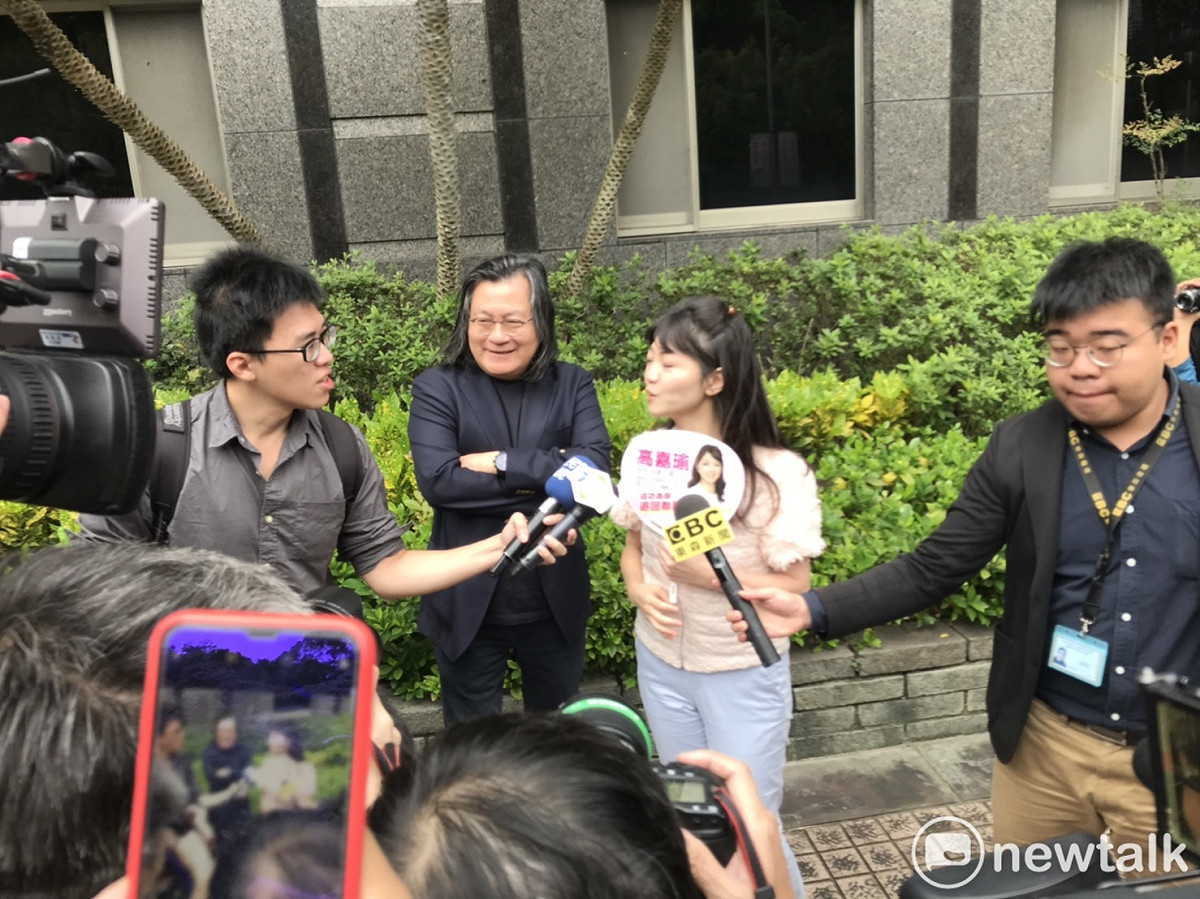 北市都發局長林洲民、高嘉瑜。 圖：周煊惠 / 攝