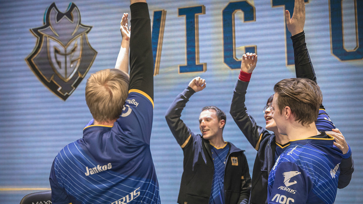 G2擊敗RNG挺進四強，再創隊史新猷。 圖：翻攝自LOL Esports flickr