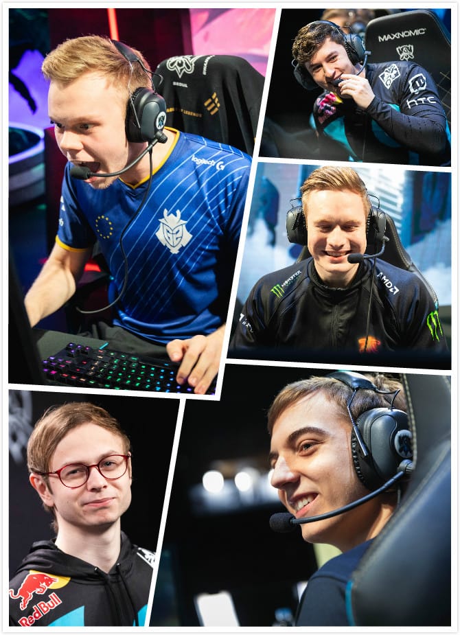 《英雄聯盟》最終四強賽中就有五位丹麥人。 圖：翻攝自LOL Esports flickr/新頭殼合成