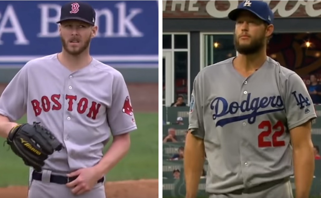 MLB世界大賽首戰，道奇隊宣布，將由陣中王牌左投Clayton Kershaw出戰，迎戰紅襪隊三振型左投Chris Sale，形成美國東、西岸王牌左投的對決。 圖：翻攝自Youtube