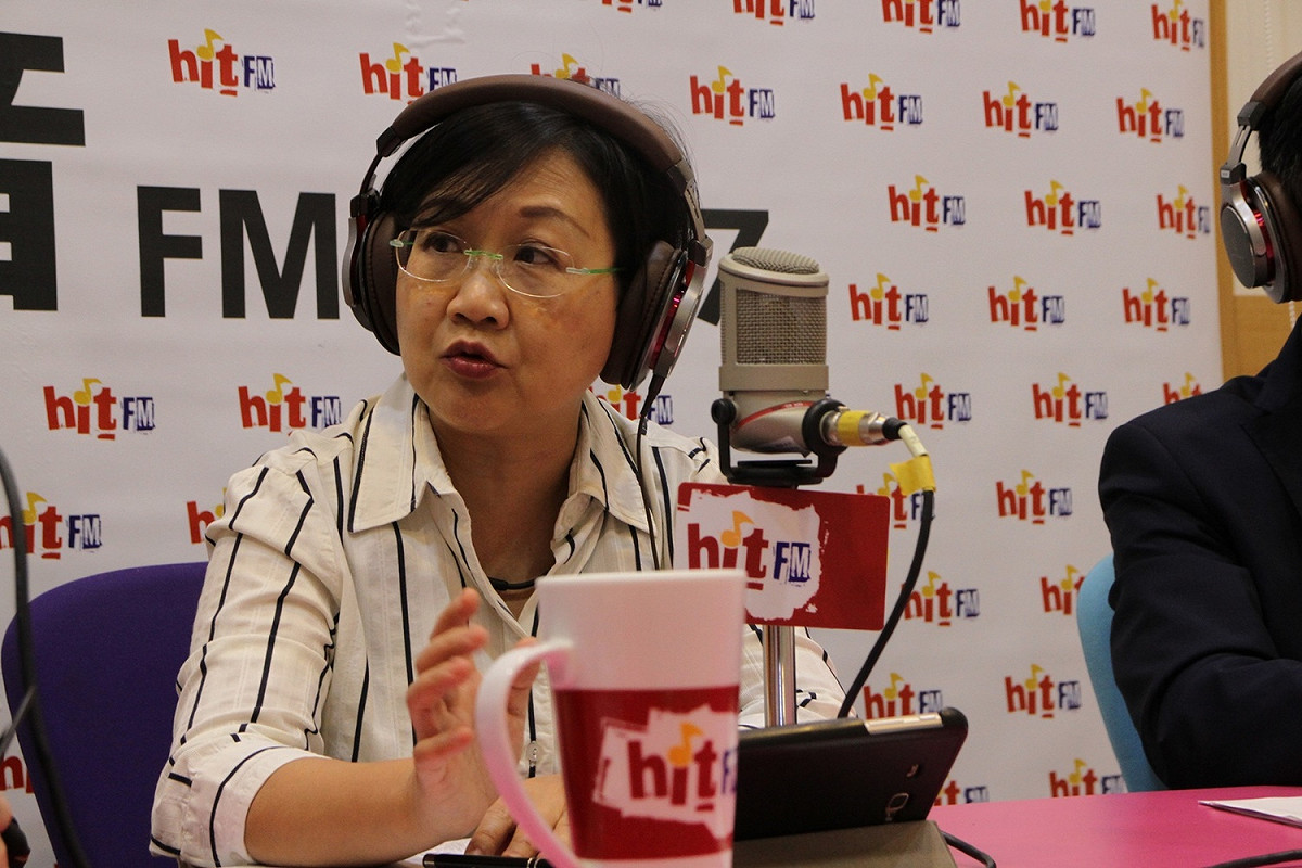 民進黨副秘書長徐佳青23日接受周玉蔻訪問。 圖：Hit Fm《蔻蔻早餐》製作單位提供