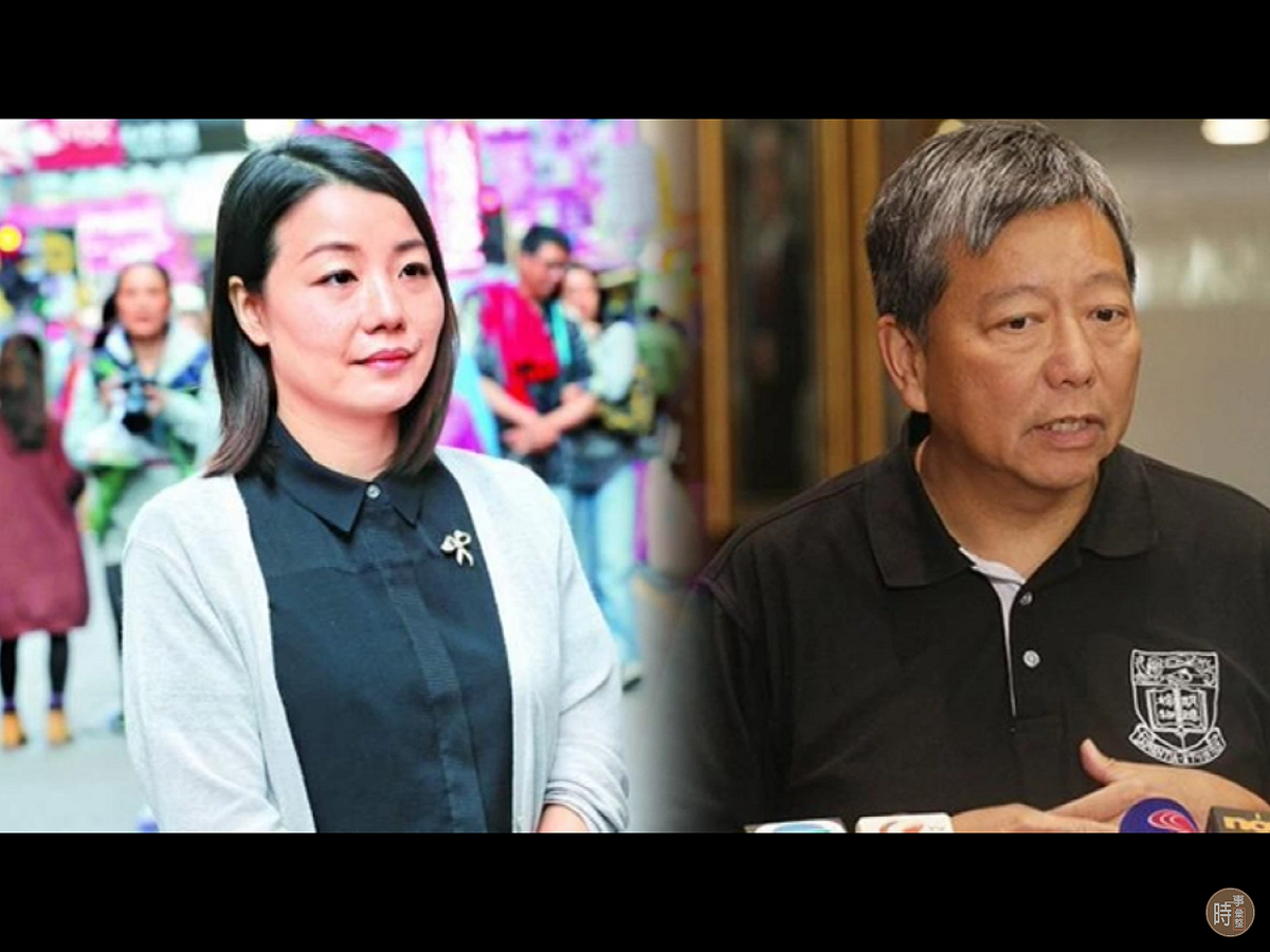 立法會九龍西地方選區補選候選人簡介會，民間人權陣線、工黨、社民連等多個民主派政黨及組織，約數十名成員到場抗議當局「政治篩選」。10多名保安人員隨即上前撕爛他們的標語，其間劉小麗（左）被多名保安拉扯手臂，另有3名保安將李卓人（右）粗暴擡離現場，混亂中李卓人等人仍高呼口號。 圖：翻攝自Youtube
