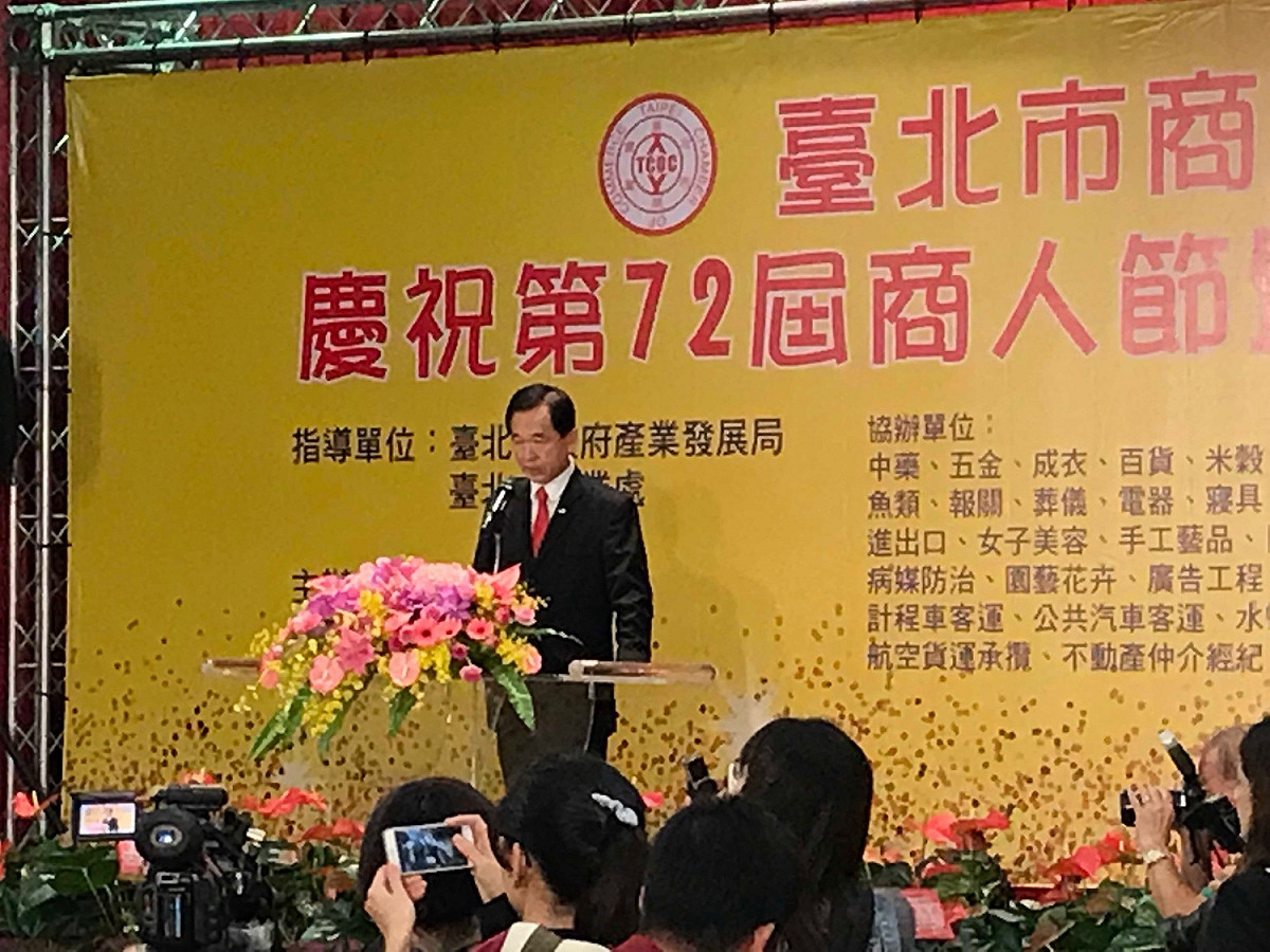 台北市商會理事長王應傑。 圖：周煊惠 / 攝