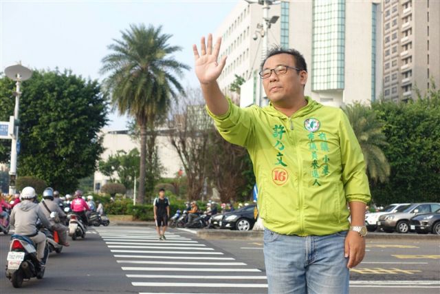 許乃文是陳菊子弟兵組成「六小福」成員。 圖：許乃文競選團隊/提供