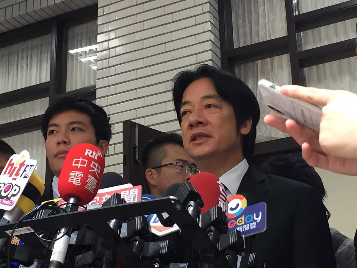 行政院長賴清德今天到立法院就「108年度中央政府總預算案」與「中央政府前瞻基礎建設計畫第2期特別預算案」進行專案報告與備詢。 圖：趙婉淳／攝