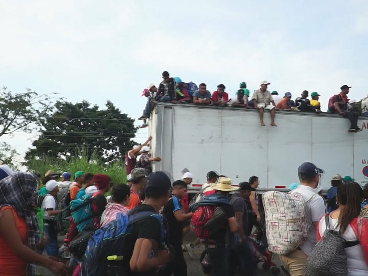 美國總統川普前一天抨擊中美洲國家送移民到美國，國務院今天旋即表示，將切斷對「北方三角」薩爾瓦多、瓜地馬拉與宏都拉斯的補助計畫。 圖：翻攝自Youtube (資料照片)