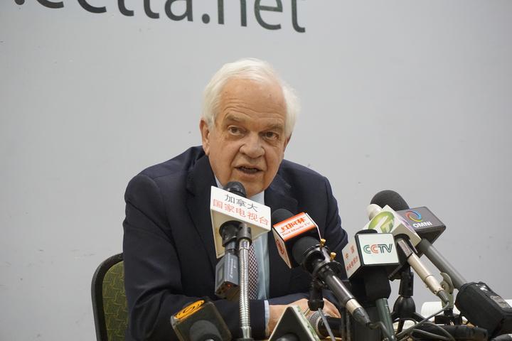 加拿大駐中國大使麥家廉。 圖：翻攝中國論壇臉書