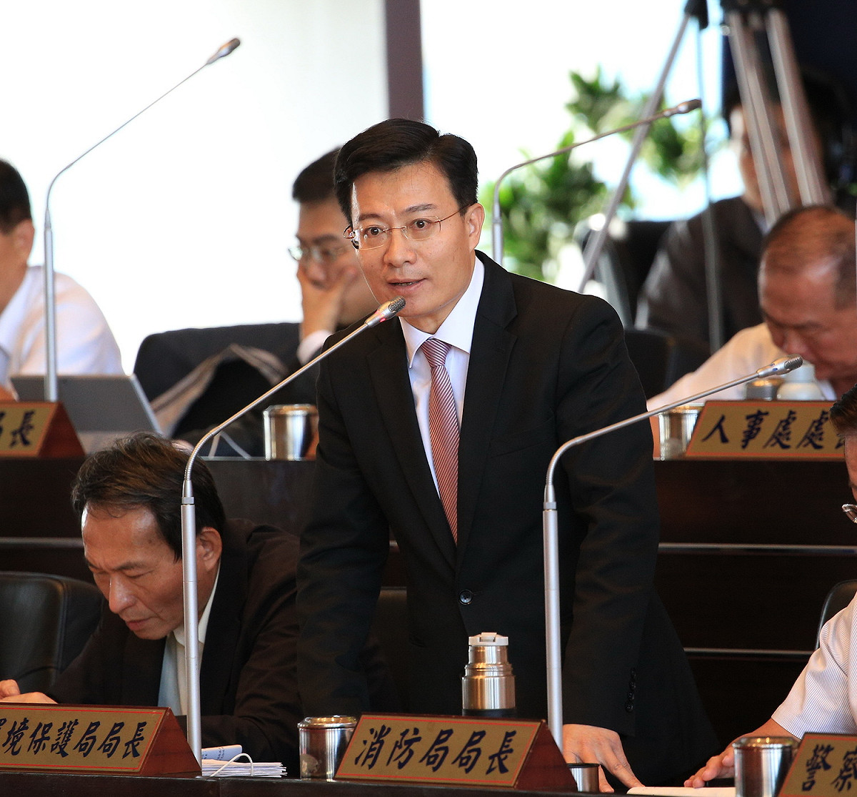 台中市環保局長白智榮希望藍營立委勿抹煞相關人員的努力。 台中市政府/提供